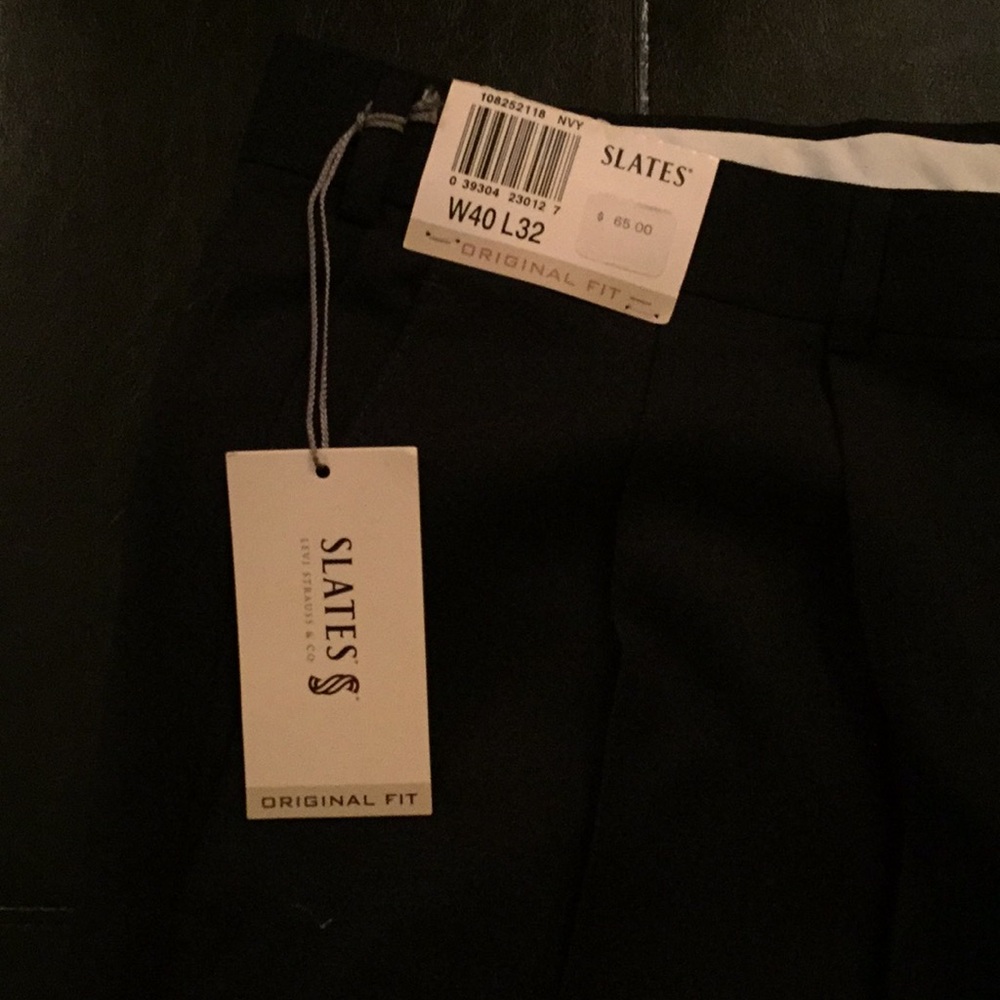 Slates (by Levi) dress pants 40x32 NWT